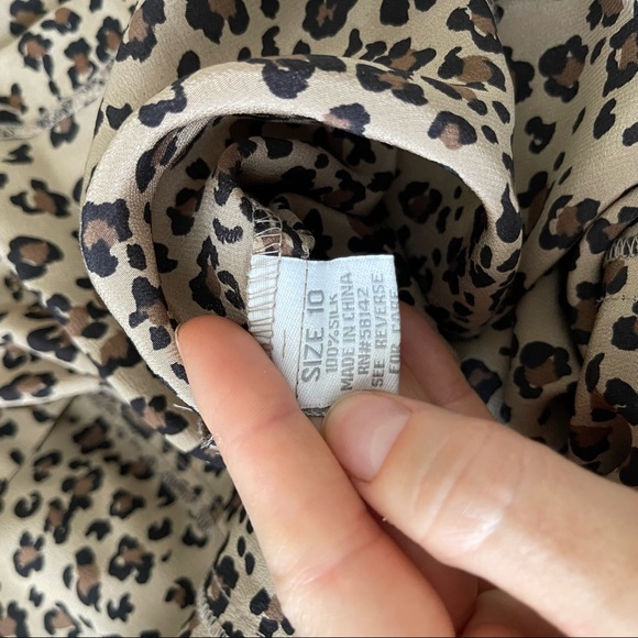 Silk Animal Print Dress - Picture 5 of 5